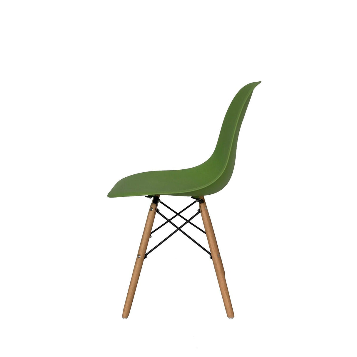 Set x 6 Sillas DKR Verde 47x81cm Asiento Cuadrado con Espaldar - Sillas y Butacos | Bylmo