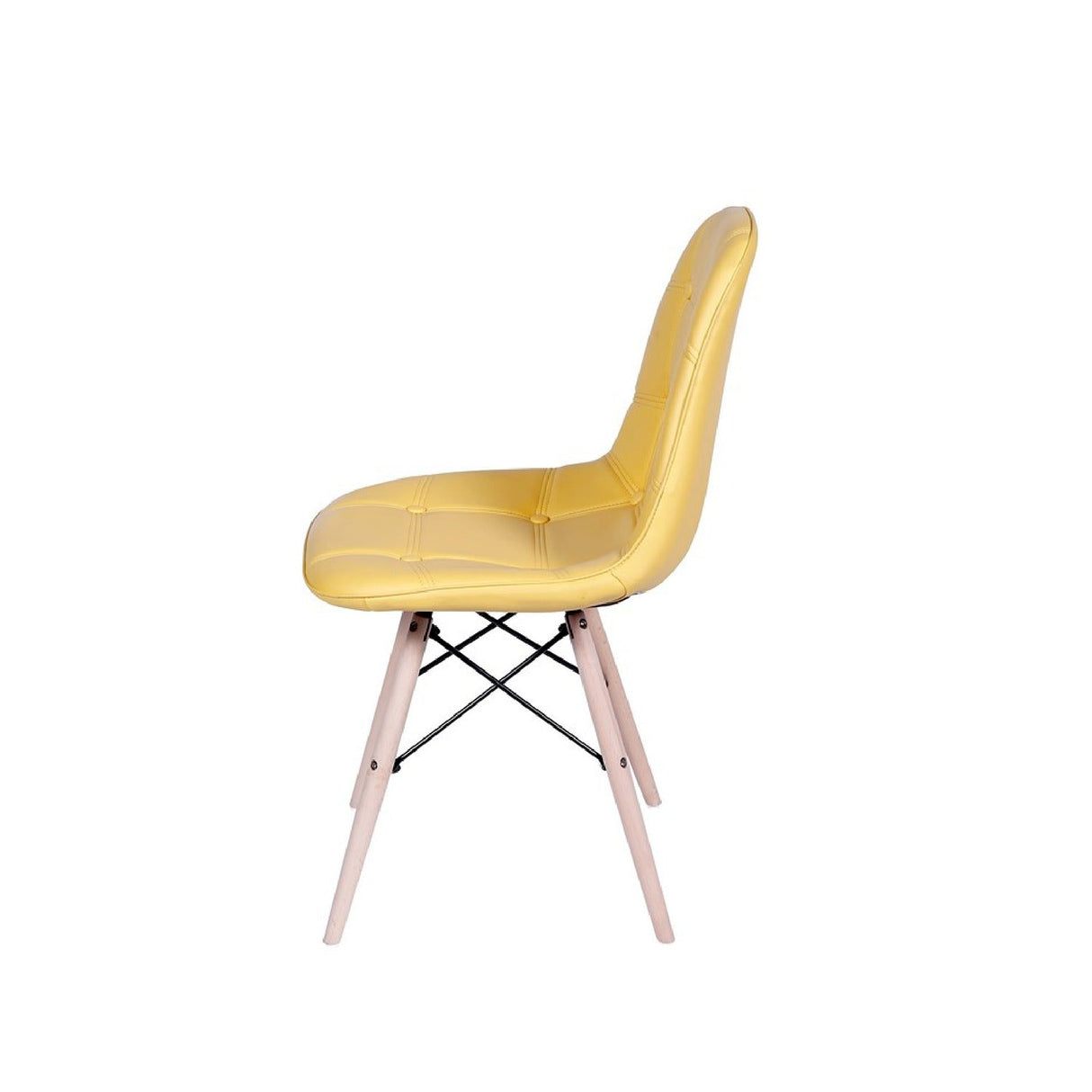 Silla 5 Cero Amarillo 39x83cm Asiento Cuadrado con Espaldar - Sillas y Butacos | Bylmo
