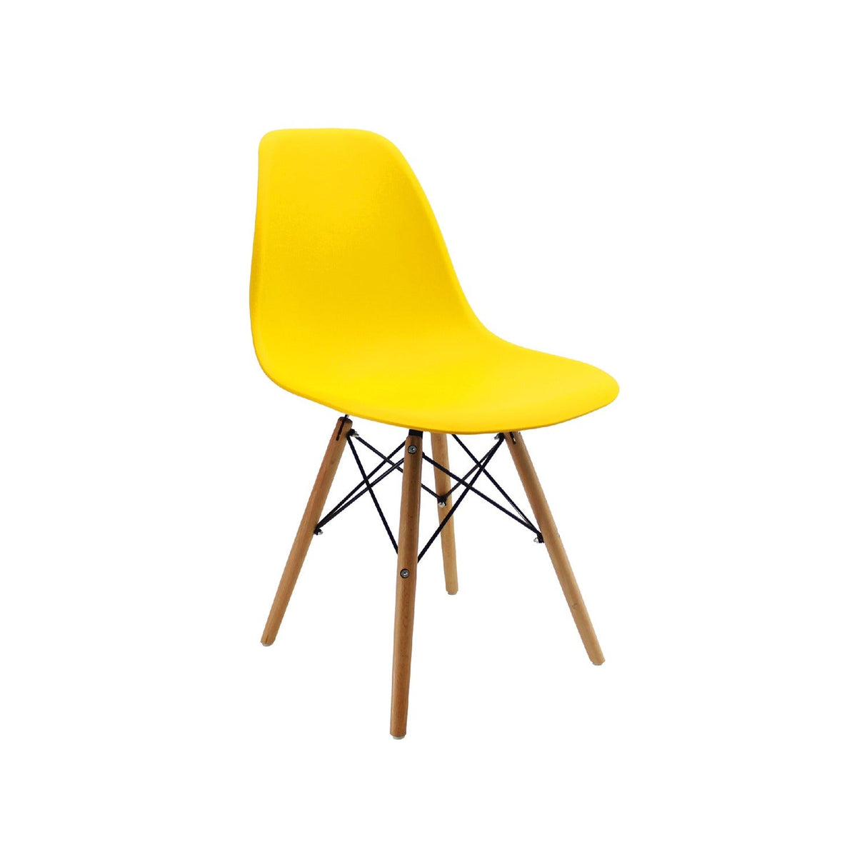 Silla 5 Cero Amarillo 42x81cm Asiento Cuadrado con Espaldar - Sillas y Butacos | Bylmo
