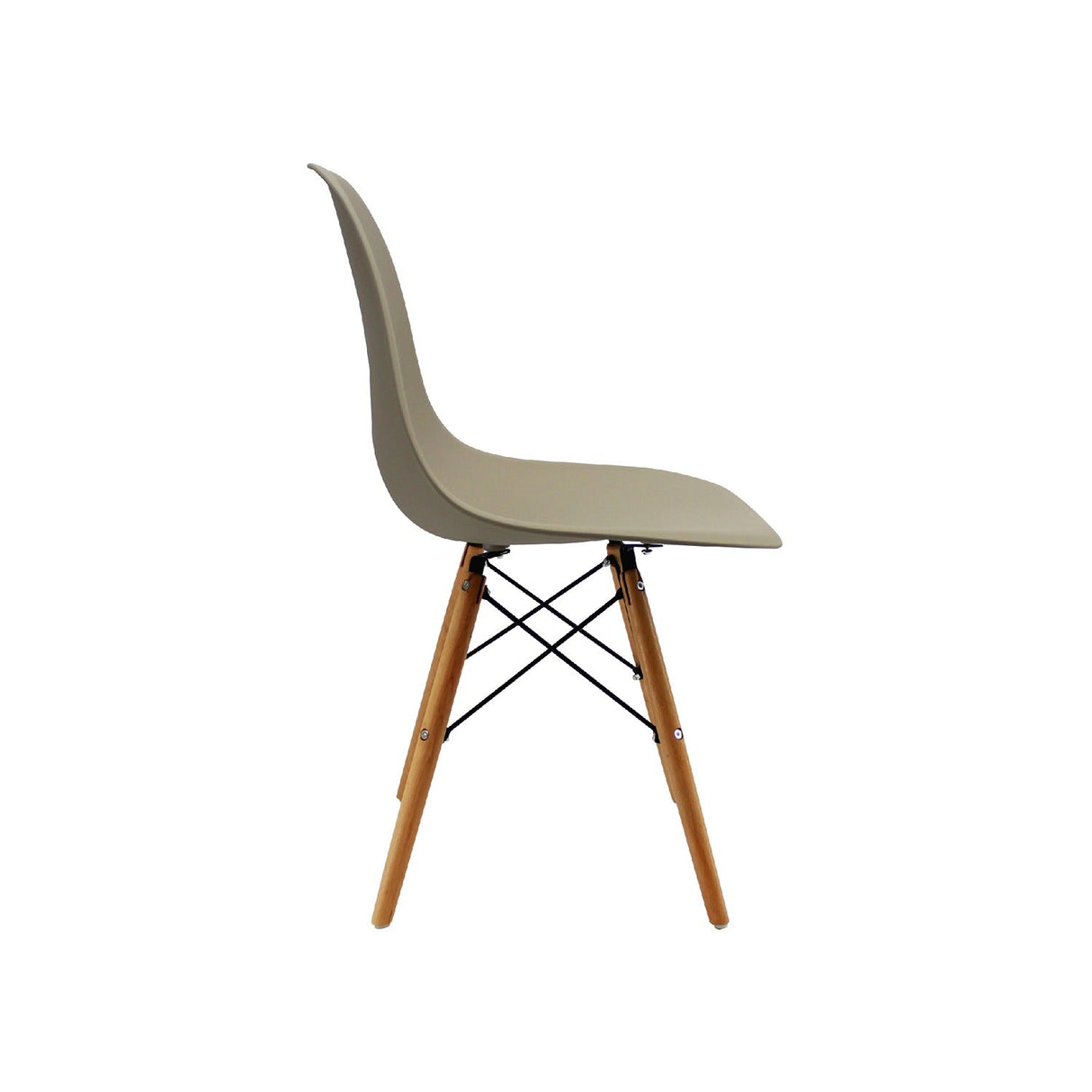 Silla 5 Cero Beige 42x81cm Asiento Cuadrado con Espaldar - Sillas y Butacos | Bylmo