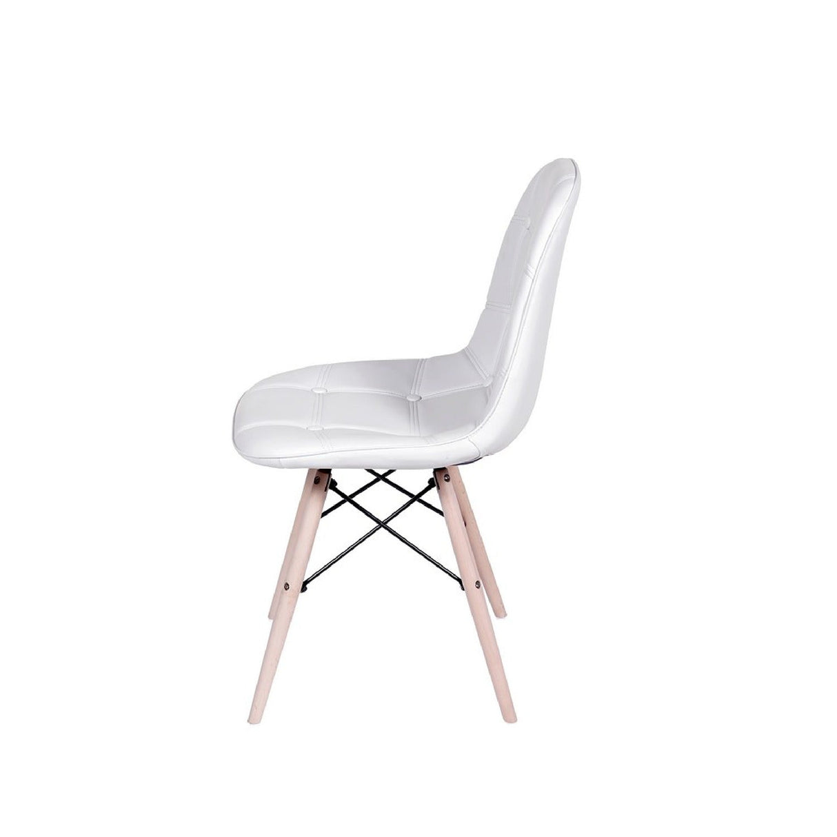 Silla 5 Cero Blanco 39x83cm Asiento Cuadrado con Espaldar - Sillas y Butacos | Bylmo