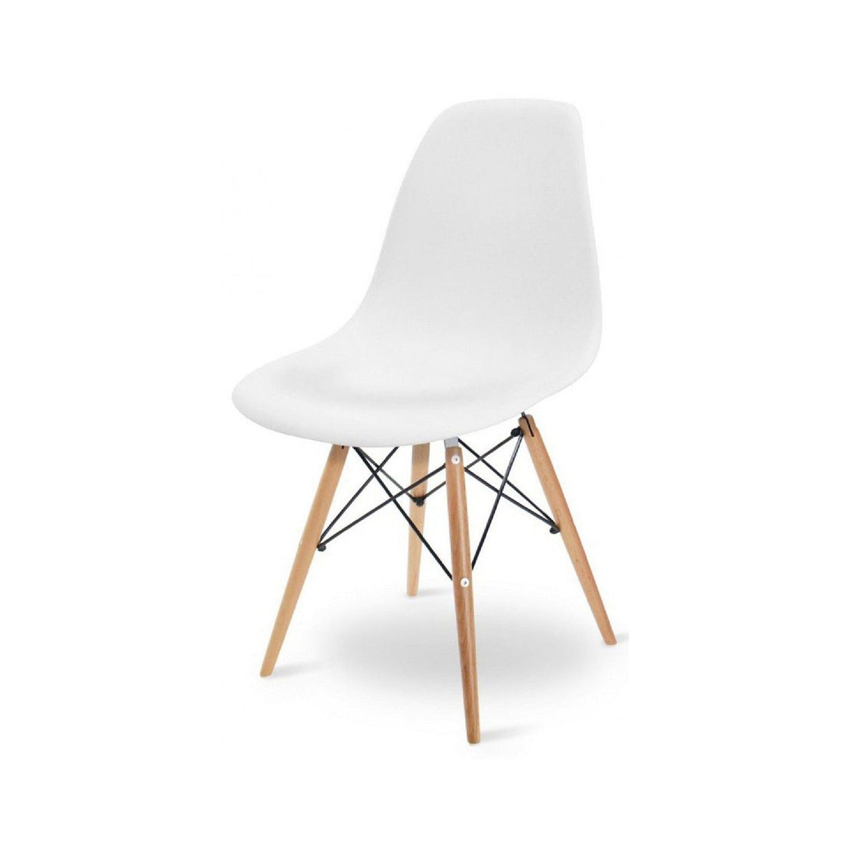 Silla 5 Cero Blanco 42x81cm Asiento Cuadrado con Espaldar - Sillas y Butacos | Bylmo