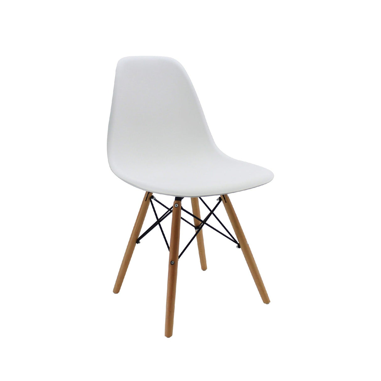 Silla 5 Cero Blanco 42x81cm Asiento Cuadrado con Espaldar - Sillas y Butacos | Bylmo
