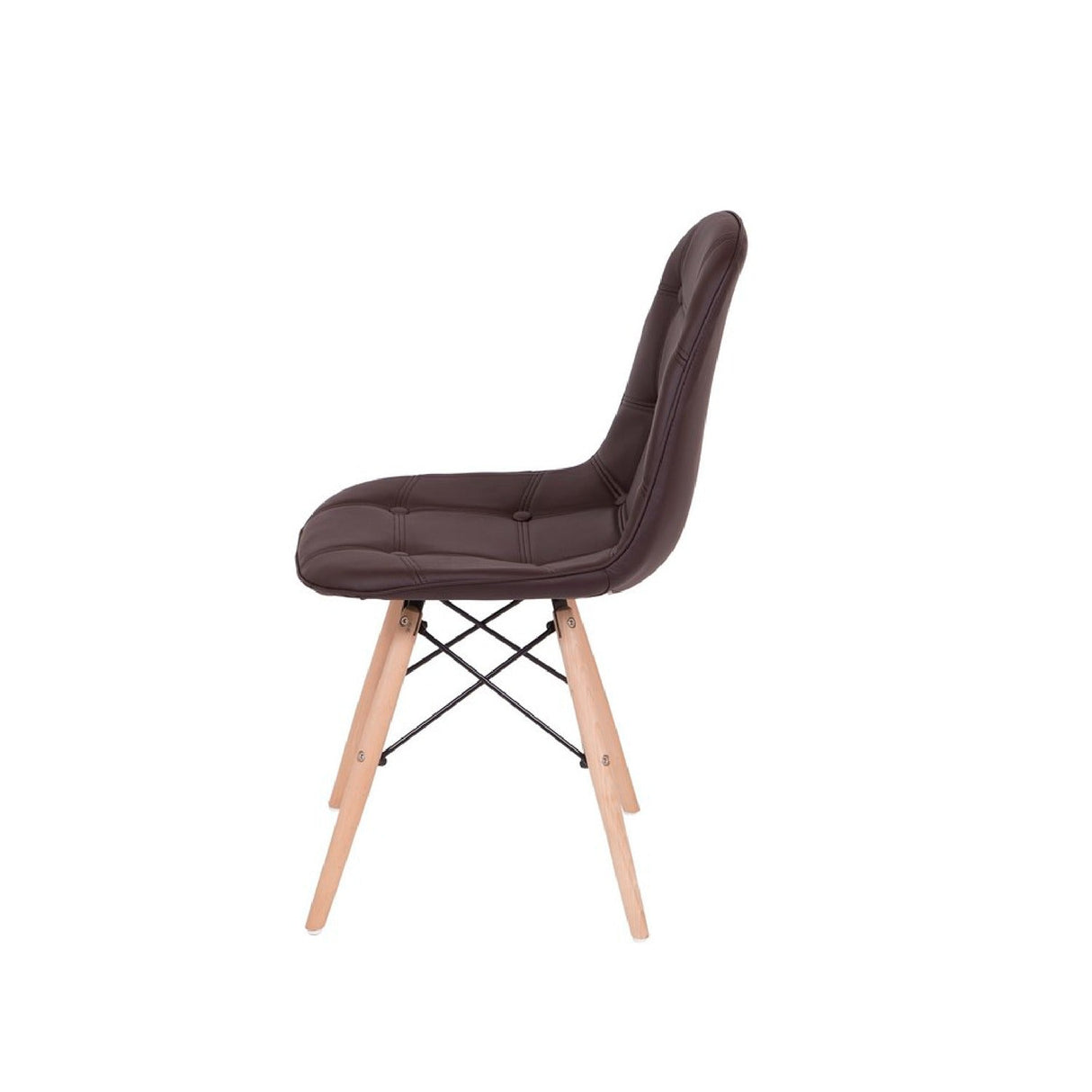 Silla 5 Cero Cafe 39x83cm Asiento Cuadrado con Espaldar - Sillas y Butacos | Bylmo