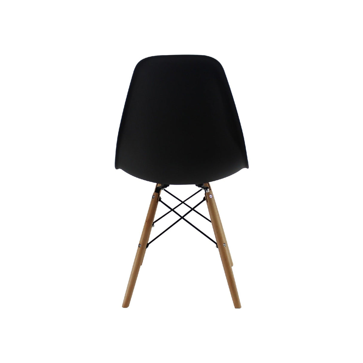 Silla 5 Cero Negro 42x81cm Asiento Cuadrado con Espaldar - Sillas y Butacos | Bylmo