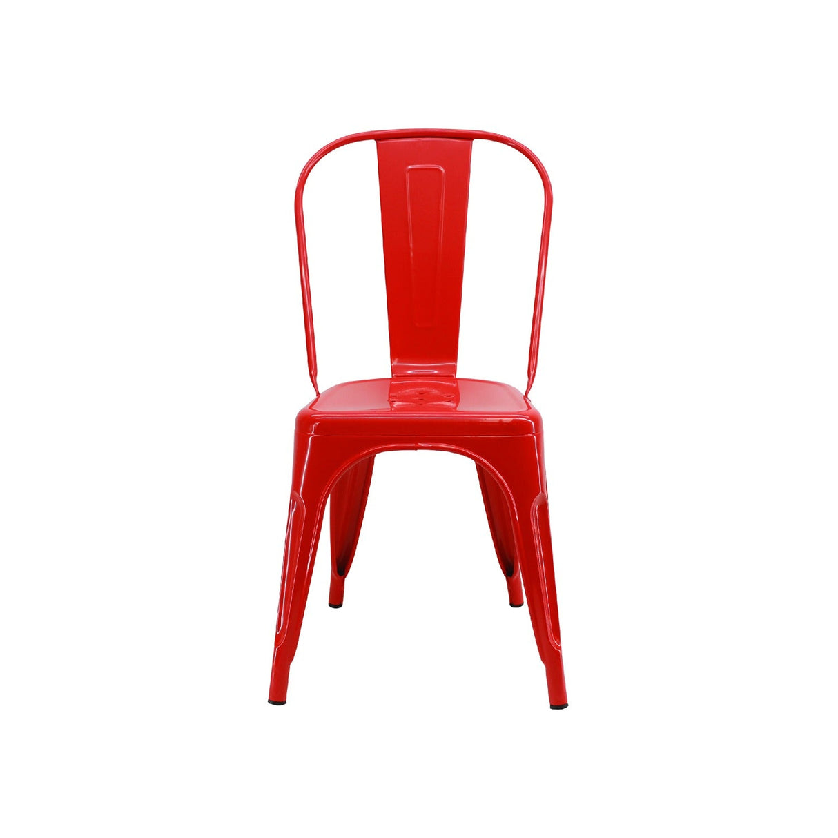 Silla 5 Nueve Rojo 36x86cm Asiento Cuadrado con Espaldar - Sillas y Butacos | Bylmo