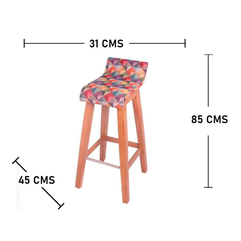 Silla Bar Canada Colors 31x85cm sin Espaldar de Asiento Cuadrado - Sillas | Bylmo