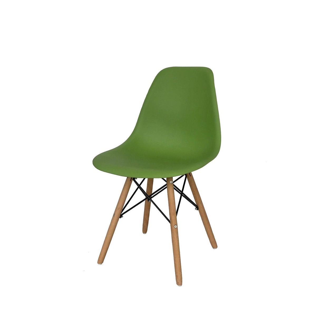 Silla DKR Verde 47x81cm Asiento Cuadrado con Espaldar - Sillas y Butacos | Bylmo