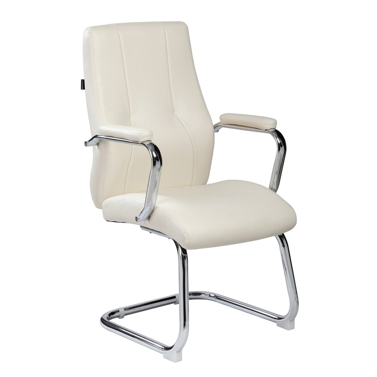 Silla Interlocutora Wobi Beige 48 cm con Reposabrazos - Sillas de Oficina | Bylmo