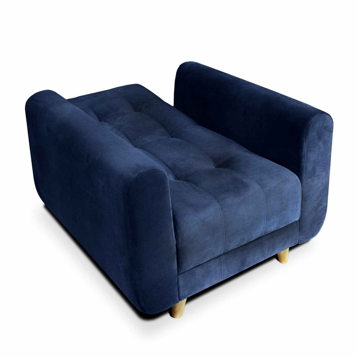 Silla Poltrona Archer Azul 85x90cm De Un Puesto Reclinable con Apoya Brazos - Sofas y Poltronas | Bylmo