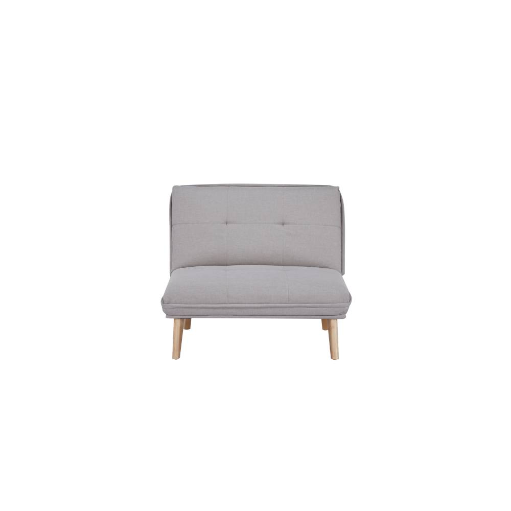 Sofa Cama Milan Gris Claro 95 cm - Sofas | Bylmo