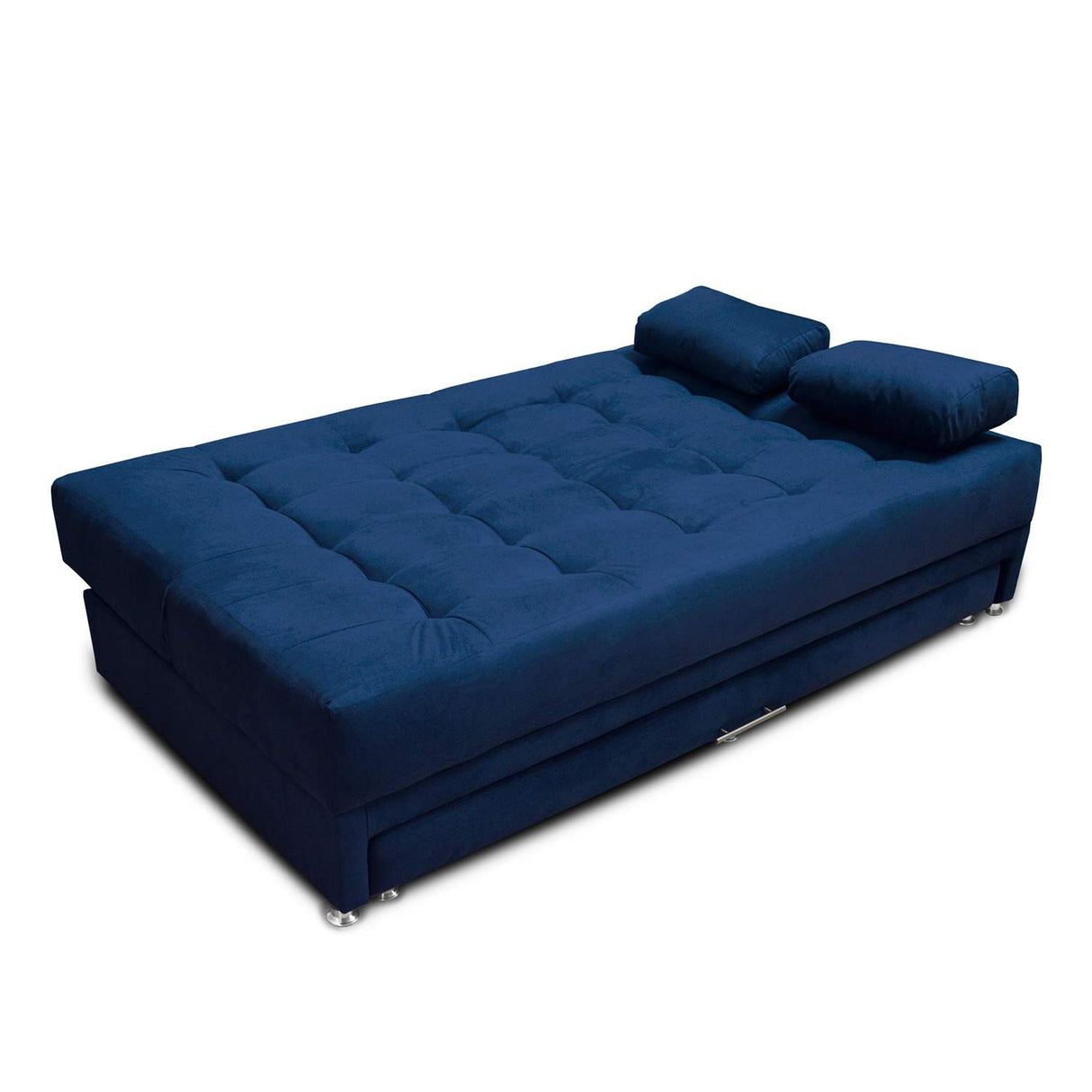 Sofá Cama Matter Azul 190x95cm De 3 Puestos Reclinable con Apoya Brazos - Sofas y Poltronas | Bylmo