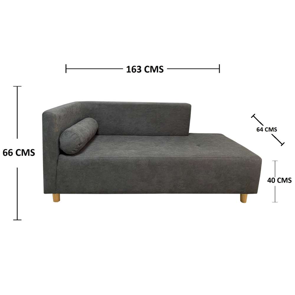 Sofa Stars Gris 163 cm con Patas de Madera - Sofas | Bylmo