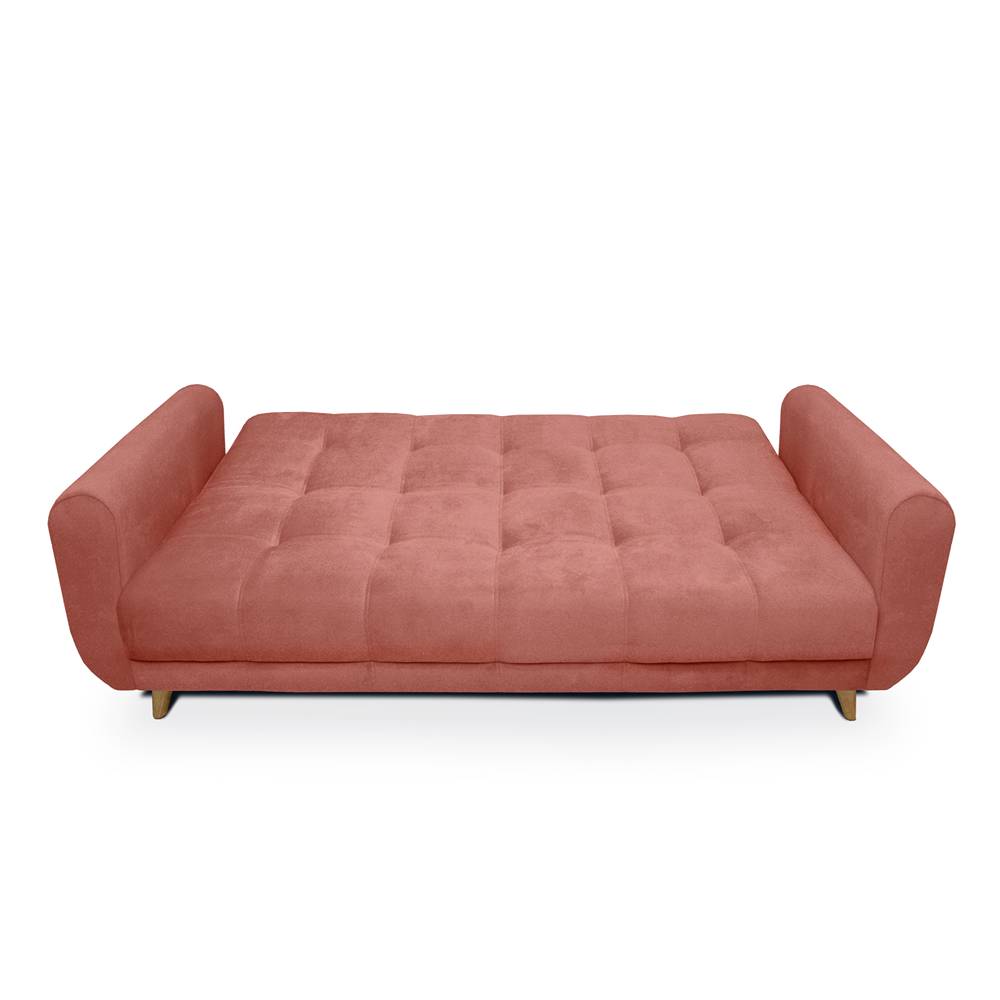 Sofá Cama Archer Coral 210x95cm De 3 Puestos Reclinable con Apoya Brazos - Sofas | Bylmo