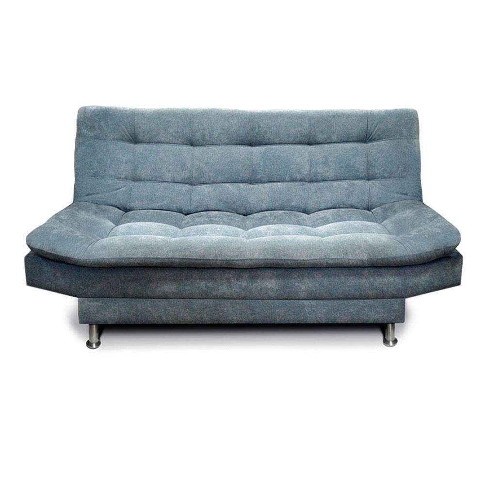 Sofá Cama Carvallo Azul 185x90cm De 3 Puestos Reclinable sin Apoya Brazos - Sofas | Bylmo