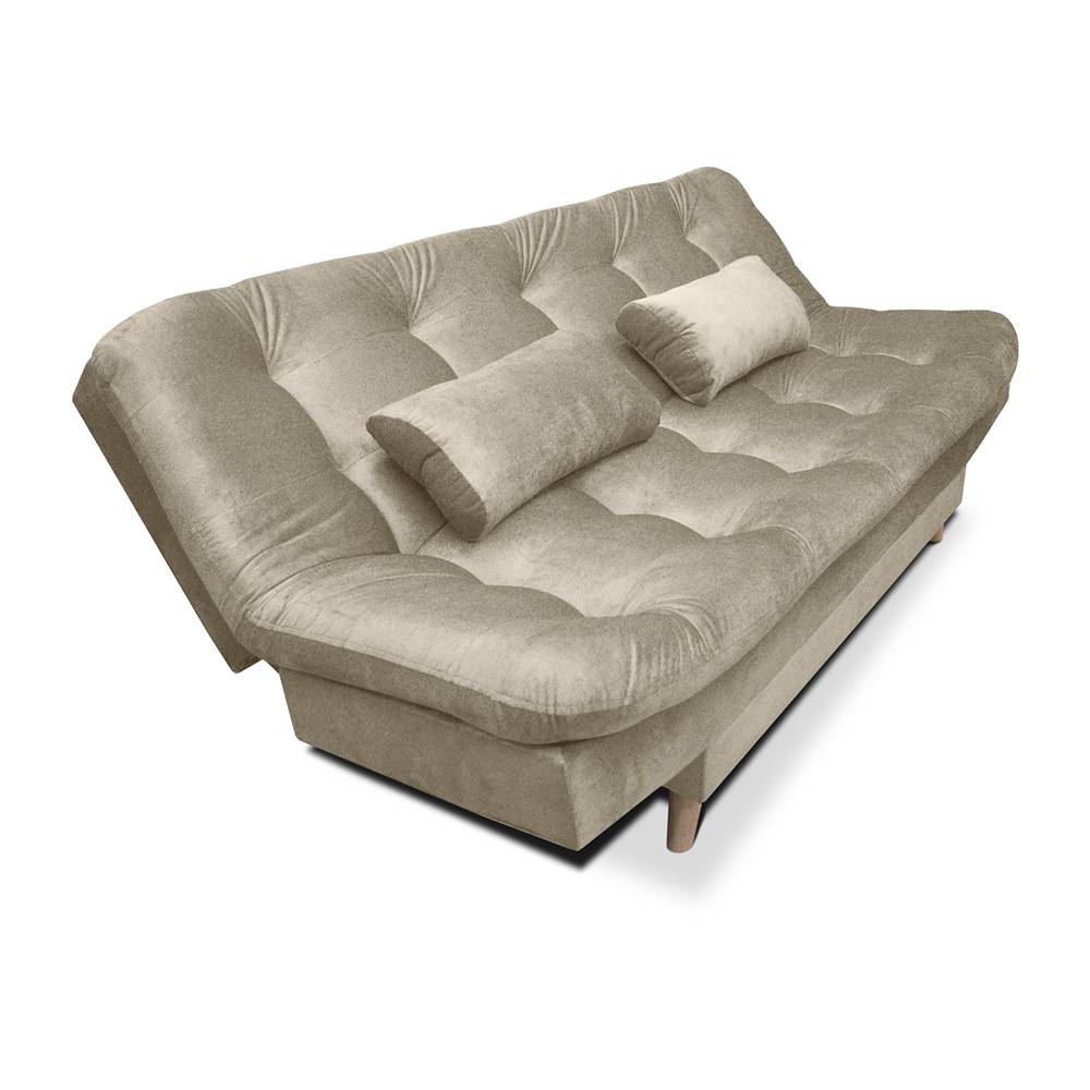 Sofá Cama Fendik Camel 185x95cm De 3 Puestos Reclinable con Apoya Brazos - Sofas | Bylmo