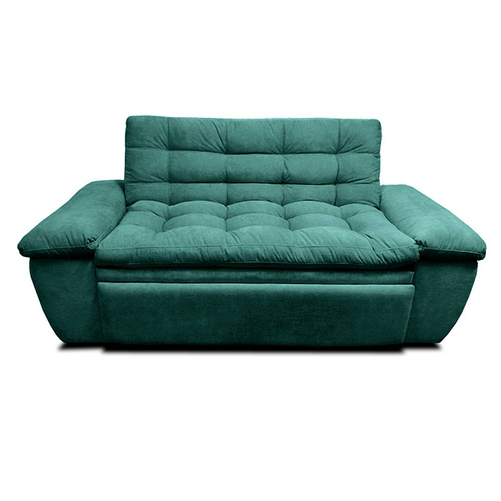 Sofá Cama Mirano Turquesa 190x95cm De 3 Puestos Reclinable con Apoya Brazos - Sofas | Bylmo
