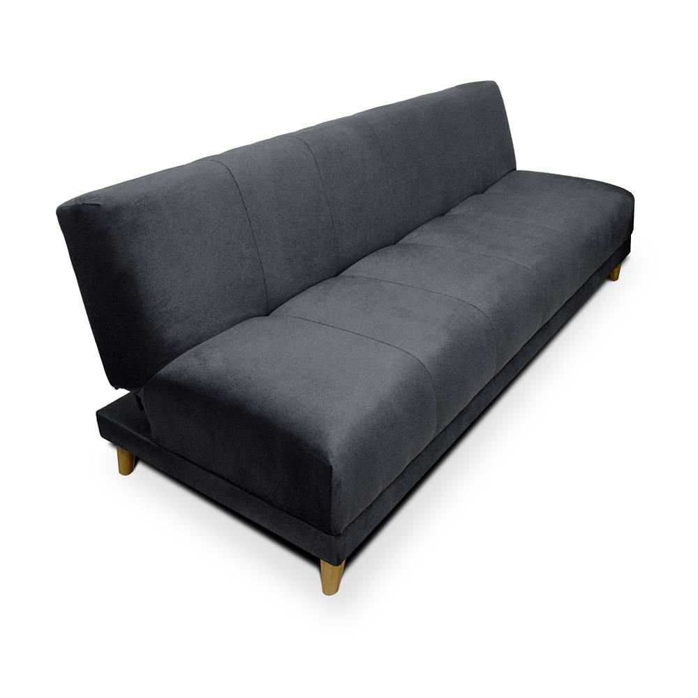 Sofá Cama Sabath Gris 180x81cm De 3 Puestos Reclinable sin Apoya Brazos - Sofas | Bylmo