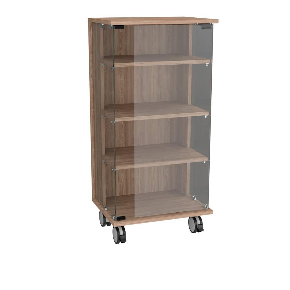 Vitrina Rostoc Miel 45 cm con Puertas de Vidrio - Bares | Bylmo