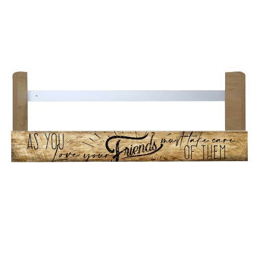 Repisa Friends Cafe 80 cm Rectangular - Repisas y Percheros | Bylmo