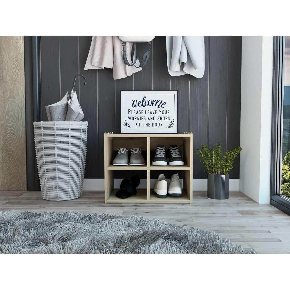 Zapatero Connect Duna 41.2x51cm Horizontal de Dos Niveles para Cuatro pares de Zapatos - Closets | Bylmo