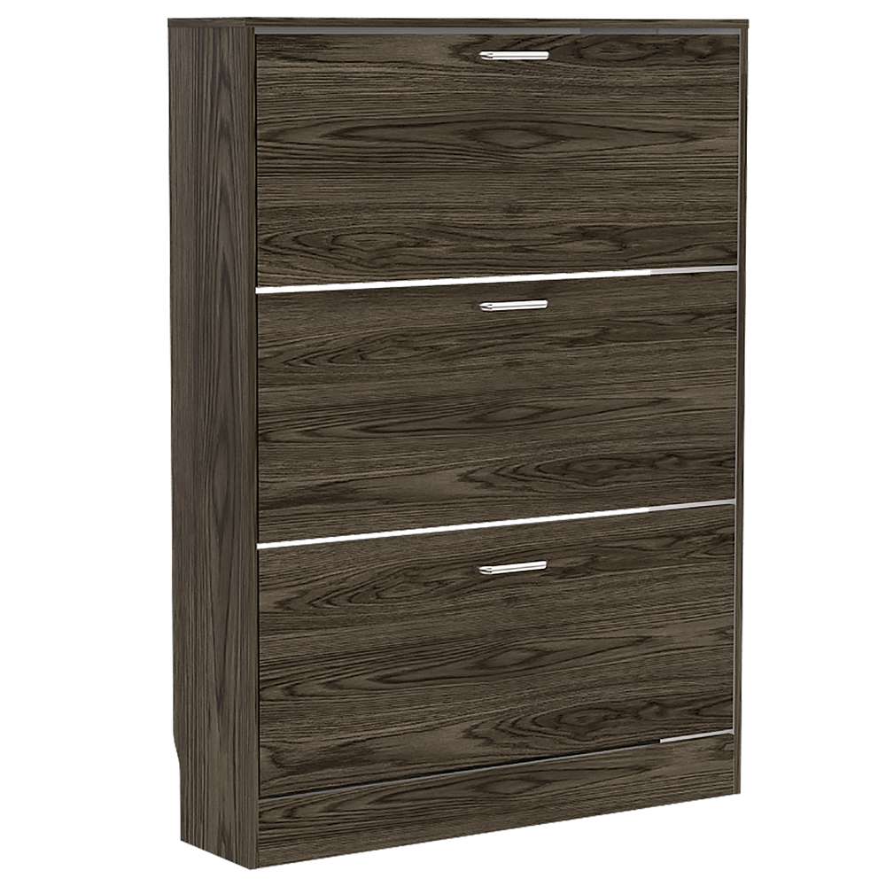 Zapatero Z 94 Coñac 94.2x128.7cm Vertical de Tres Niveles para Seis pares de Zapatos - Closets | Bylmo