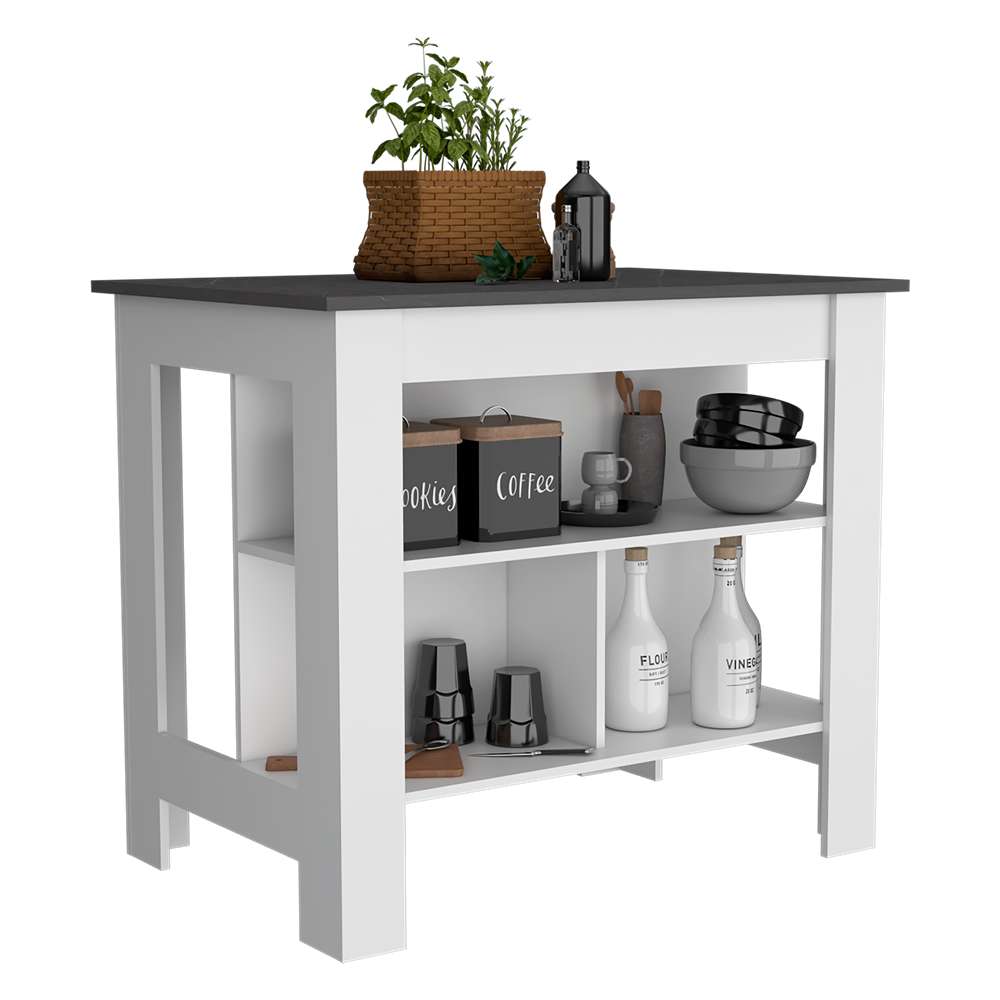 Alacena Cala Blanco 100 cm con Entrepaños - Barras y Muebles Auxiliares | Bylmo
