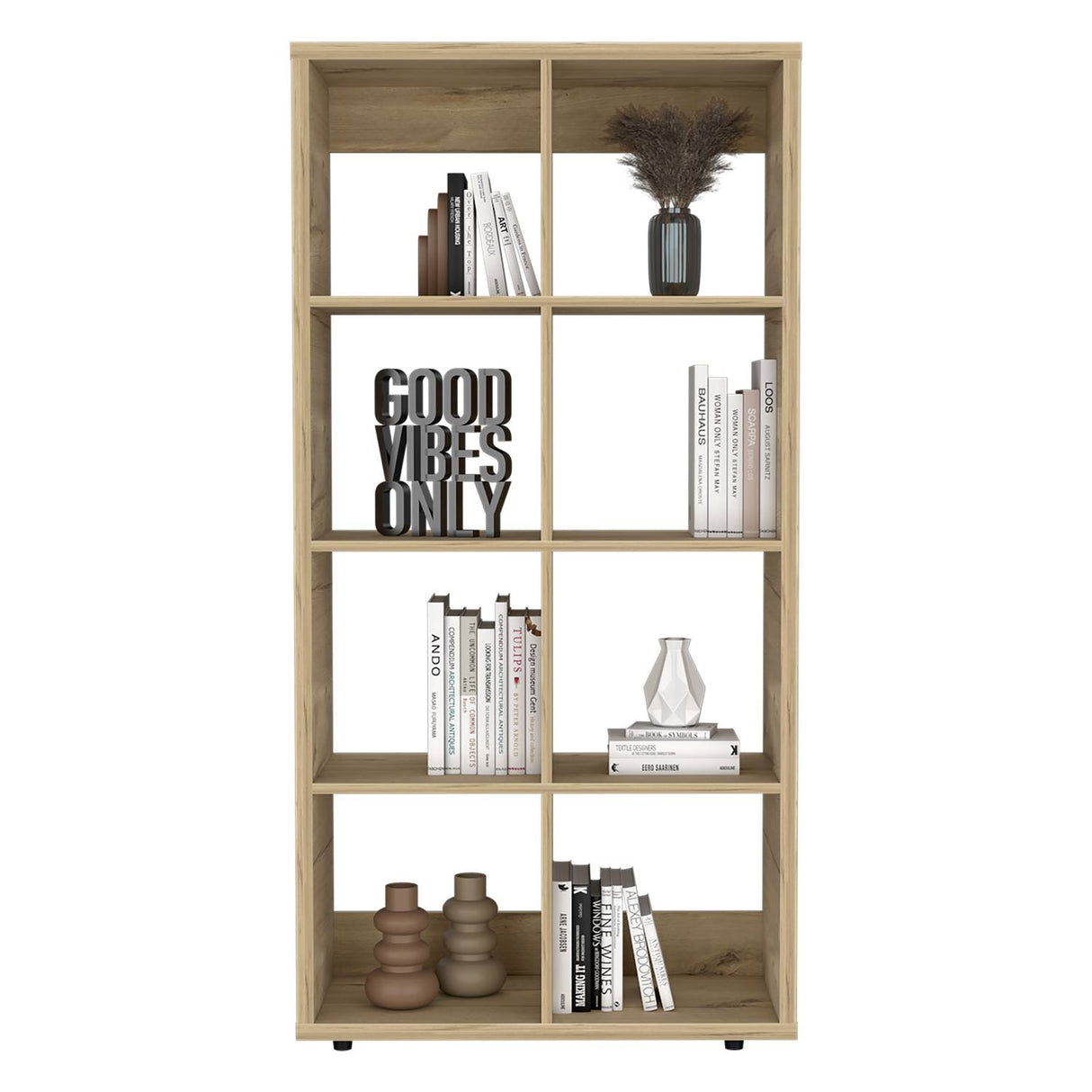 Biblioteca Tanger Doble Duna 73 cm con Entrepaños - Bibliotecas y Estanterías | Bylmo