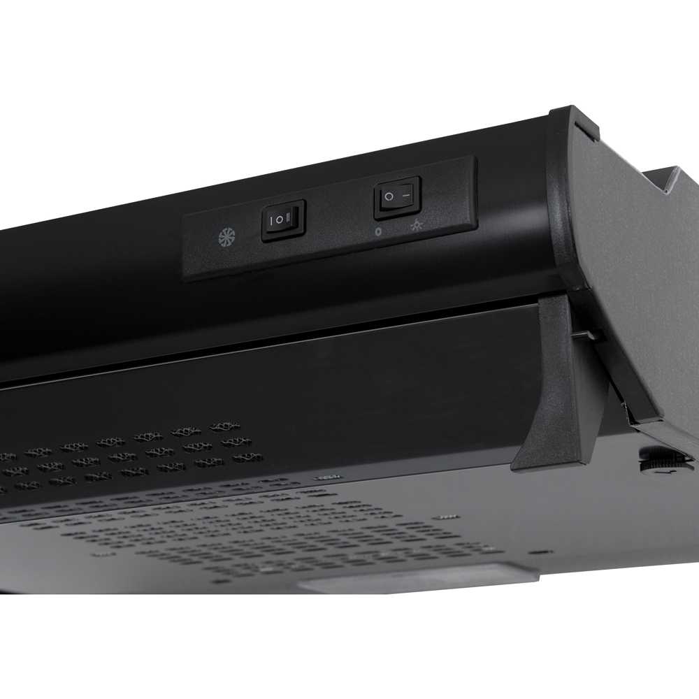 Campana Alins 59 cm Negro Horizontal - Electrodomesticos | Bylmo