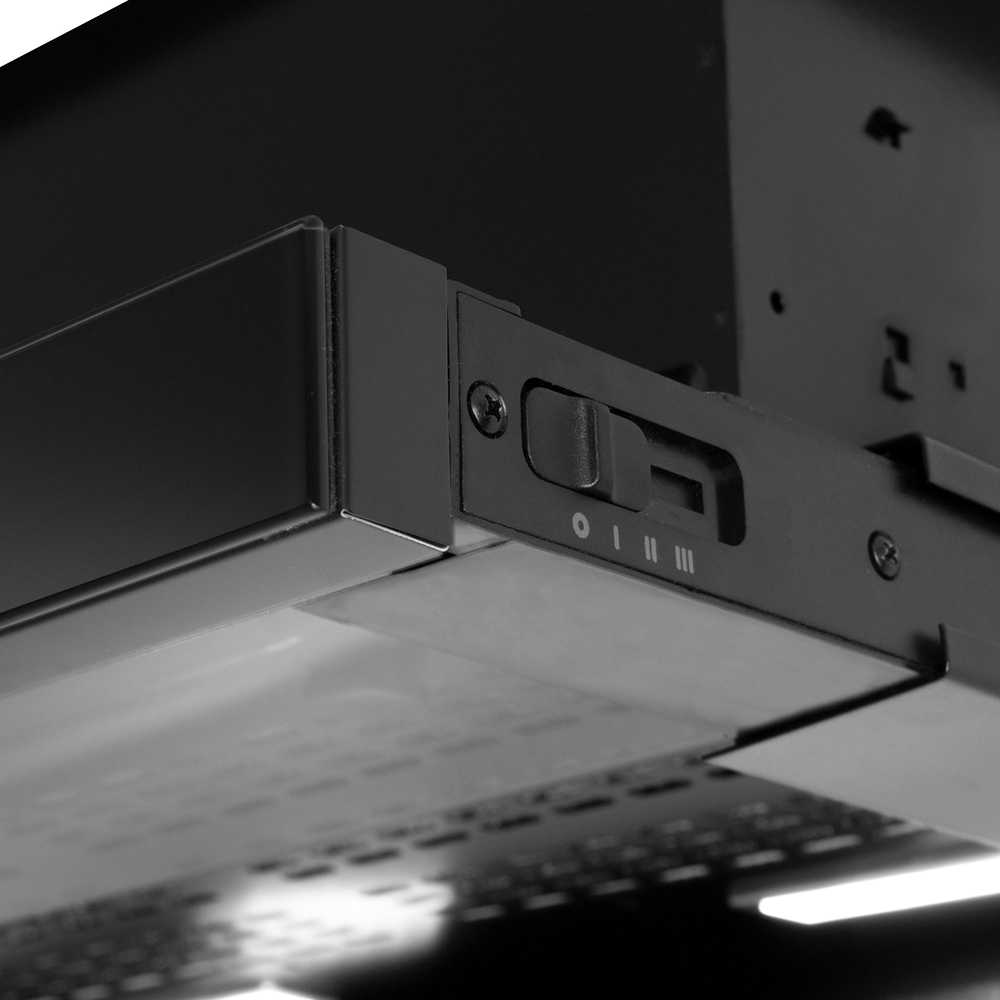 Campana Alins 60 cm Negro Extraplana - Electrodomesticos | Bylmo