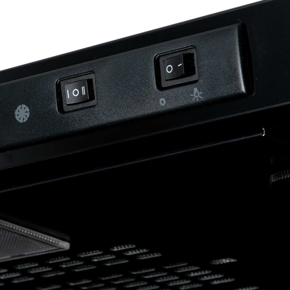 Campana Alins 60 cm Negro Horizontal - Electrodomesticos | Bylmo