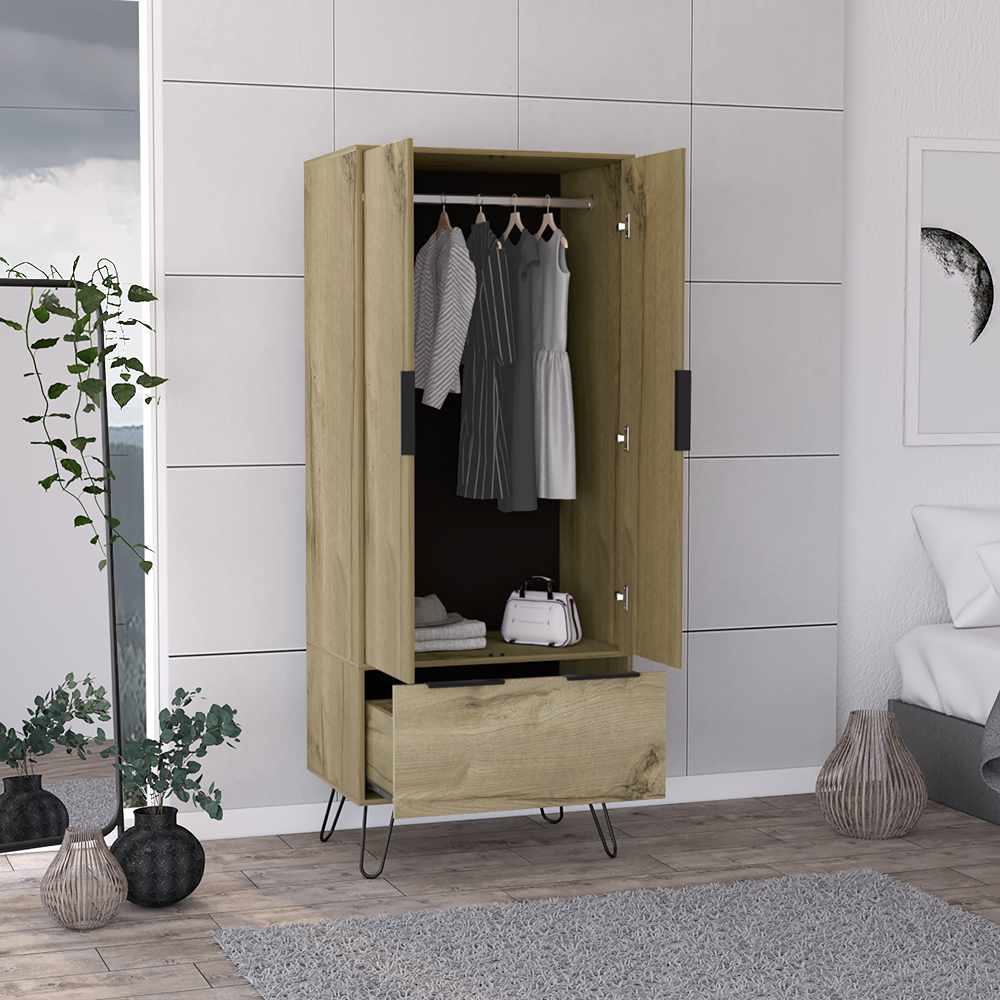 Closet Clara Duna 76x188cm con 1 Cajones sin Entrepaños - Closets | Bylmo