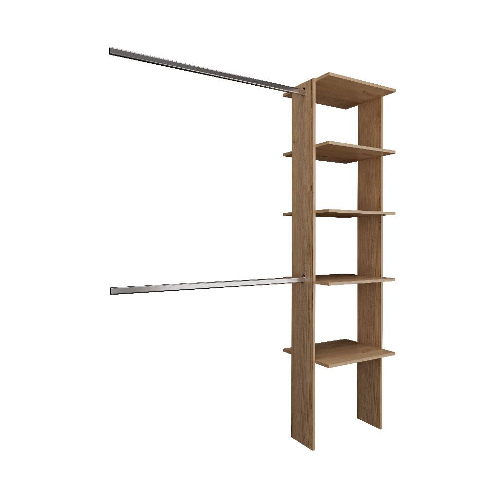 Closet Duna 50x190cm sin Cajones con 5 Entrepaños - Closets | Bylmo