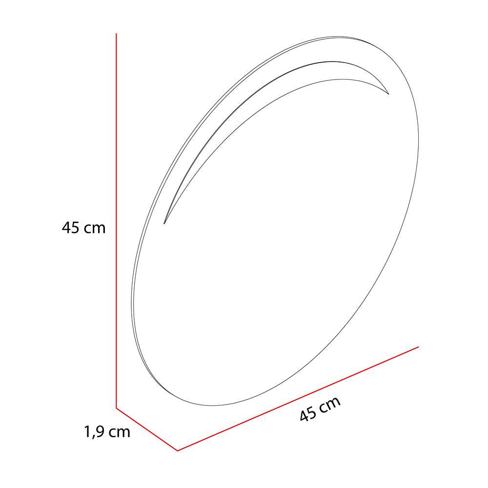 Espejo de Baño Bombay Plateado 60x60cm Redondo - Espejos Decorativos | Bylmo