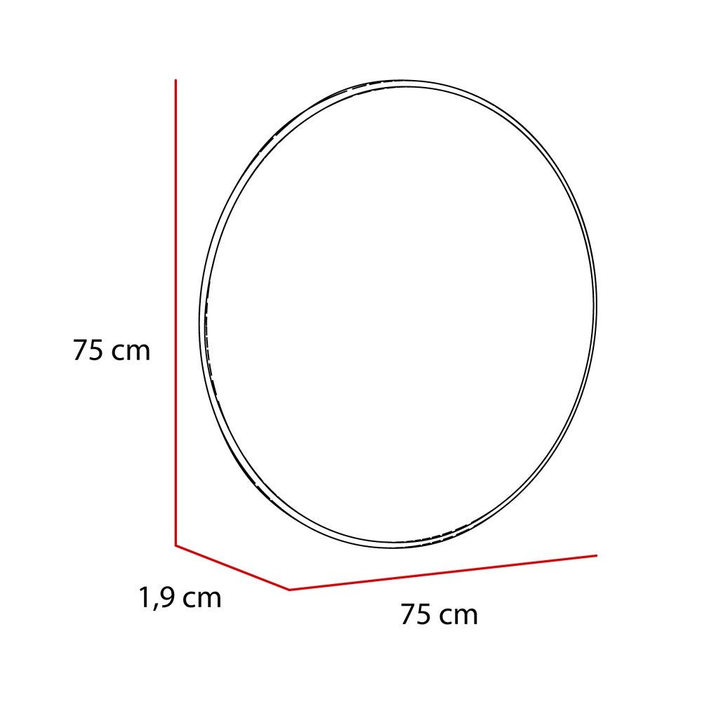 Espejo Gaia Circular 75 cm - Espejos Decorativos | Bylmo