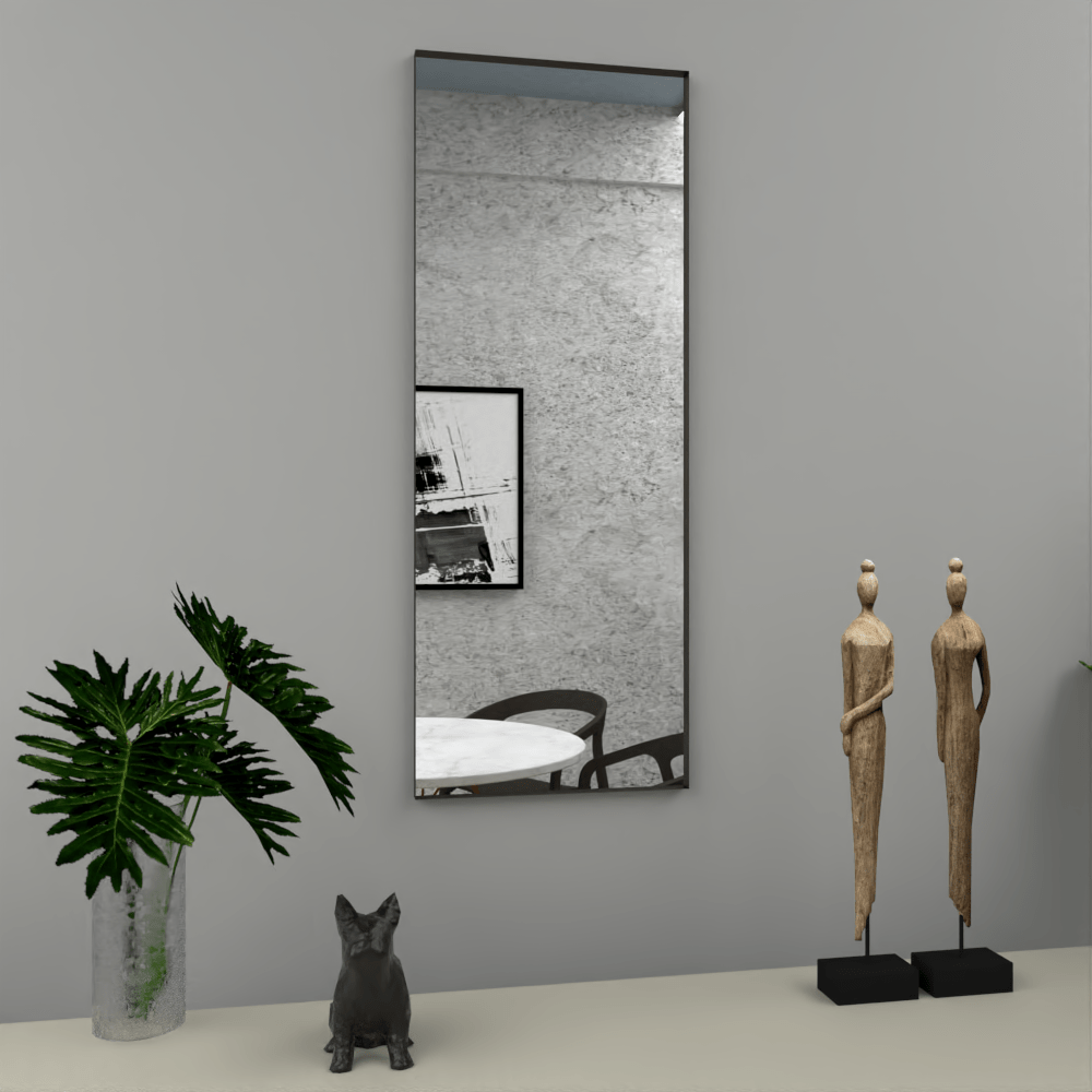 Espejo de Baño Galena negro 110x40cm Rectangular - Espejos Decorativos | Bylmo