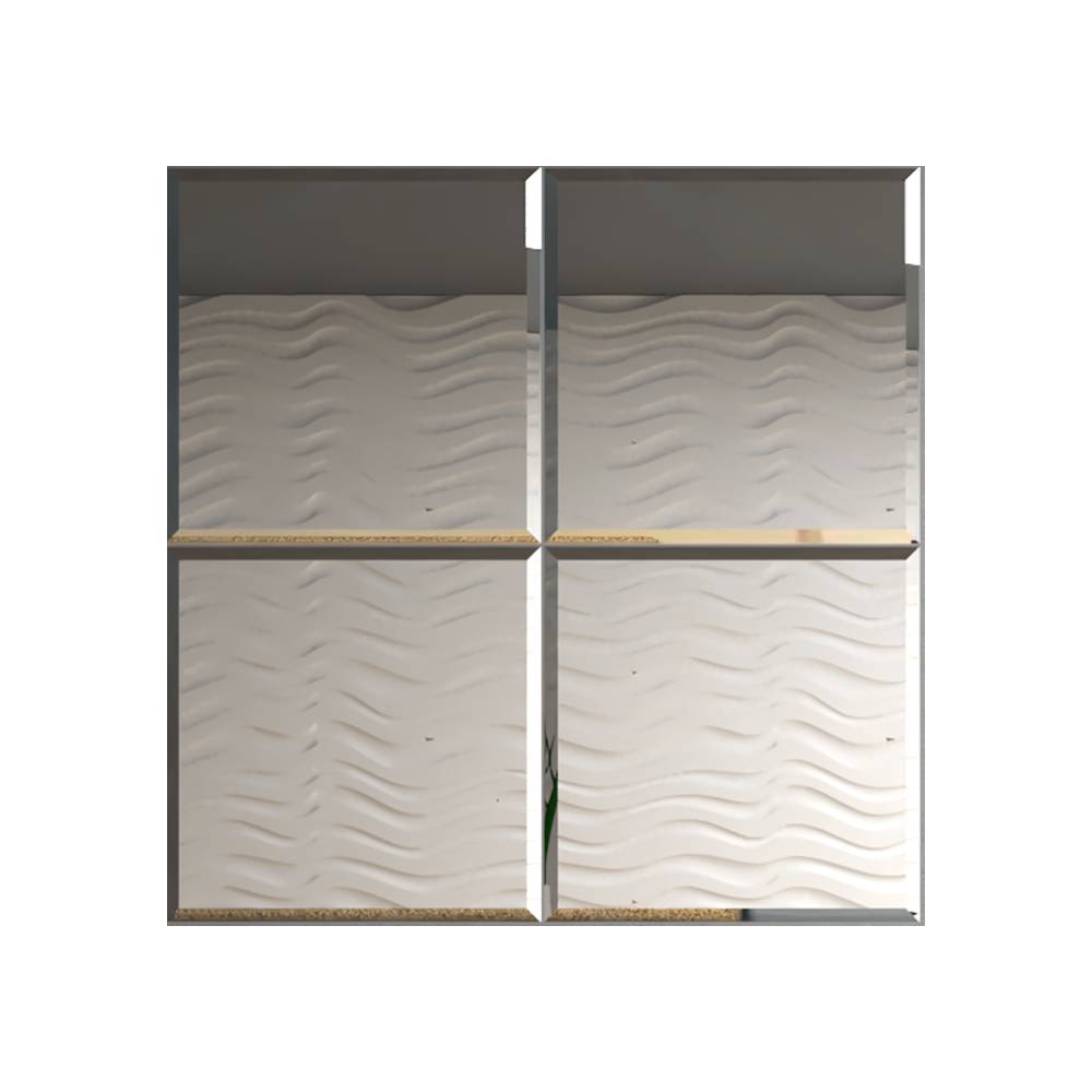Set x 4 Espejos Malta Cuadrado 80 cm - Espejos Decorativos | Bylmo
