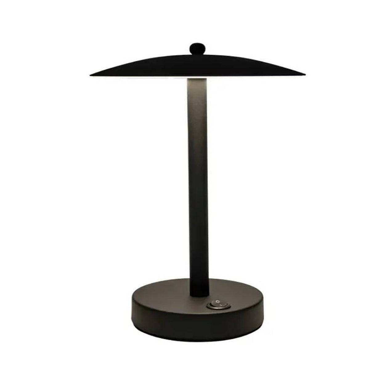 Lámpara de Mesa Negro 20x30cm Decorativa con Luz Led Integrada - Iluminacion | Bylmo