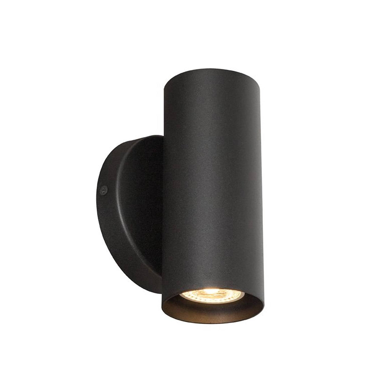 Lámpara de Pared LED Milan Negro 12x18cm de Dos Luces con Bombilla - Iluminacion | Bylmo