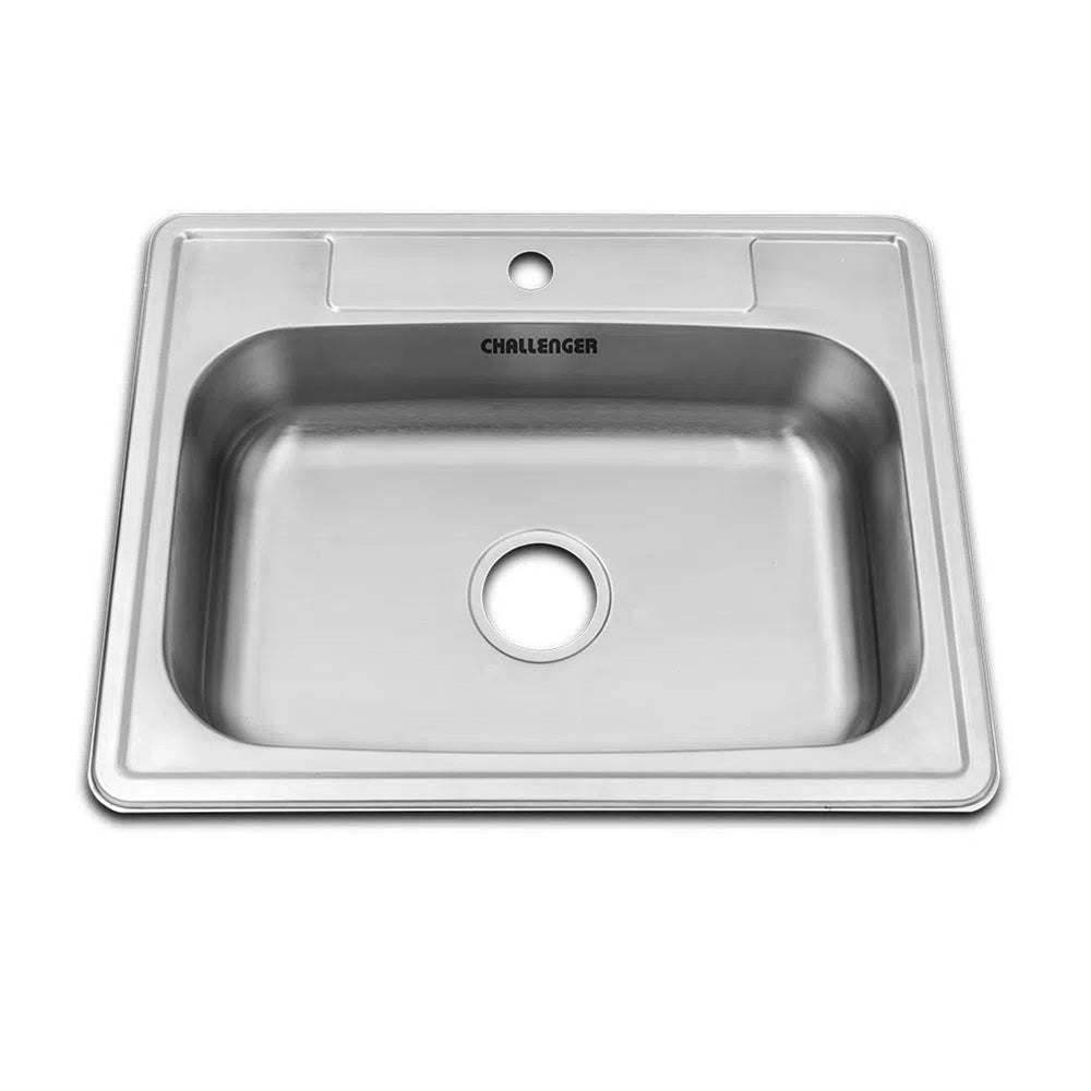 Lavaplatos de Sobreponer Challenger Acero 62x17cm Rectangular Sencillo - Muebles Inferiores | Bylmo