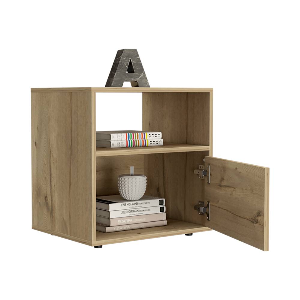 Mesa de Noche Galento Duna 50 cm con Una Puerta - Mesas de Noche | Bylmo
