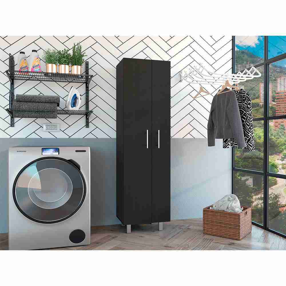 Mueble de Aseo Nala Wengue 50x50cm con Dos Puertas - Muebles de Aseo y Ropas | Bylmo