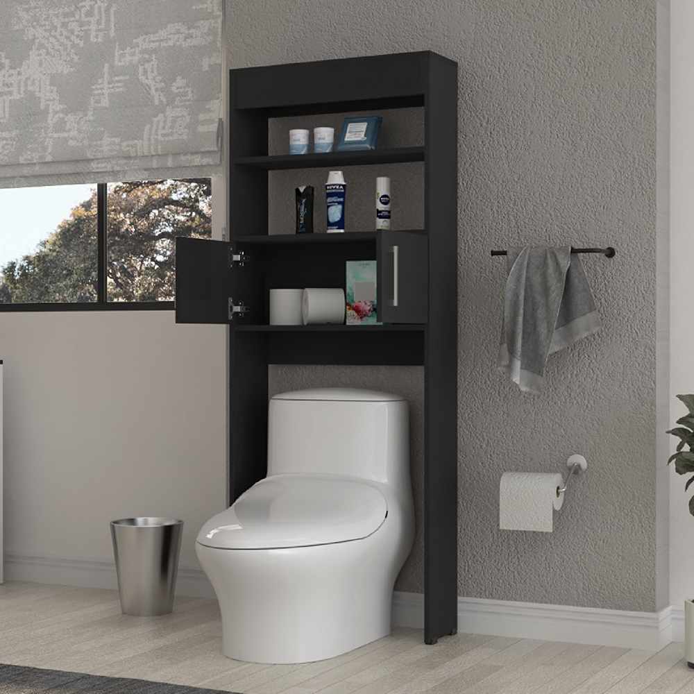 Mueble Auxiliar para Baño Lotus Wengue 62x160cm sin Cajones y con Un Entrepaño - Muebles para Baño | Bylmo