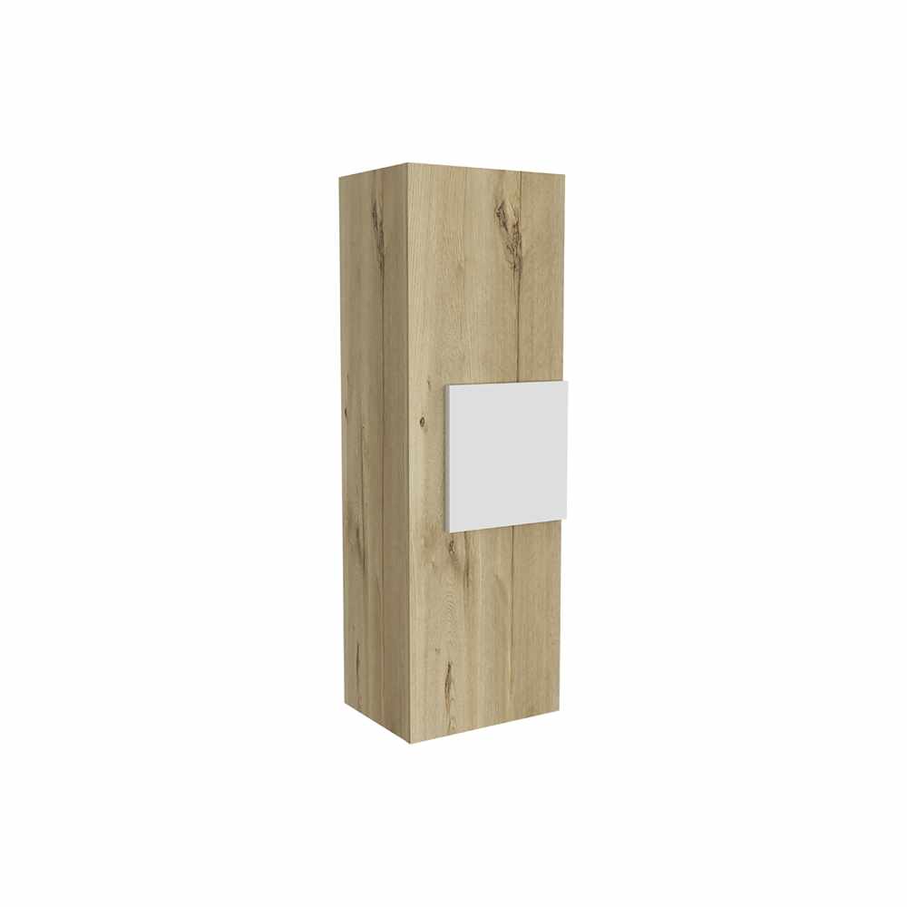 Gabinete de Baño Rectangular Nova Blanco 32x98cm sin Espejo y con Una Puerta - Muebles para Baño | Bylmo