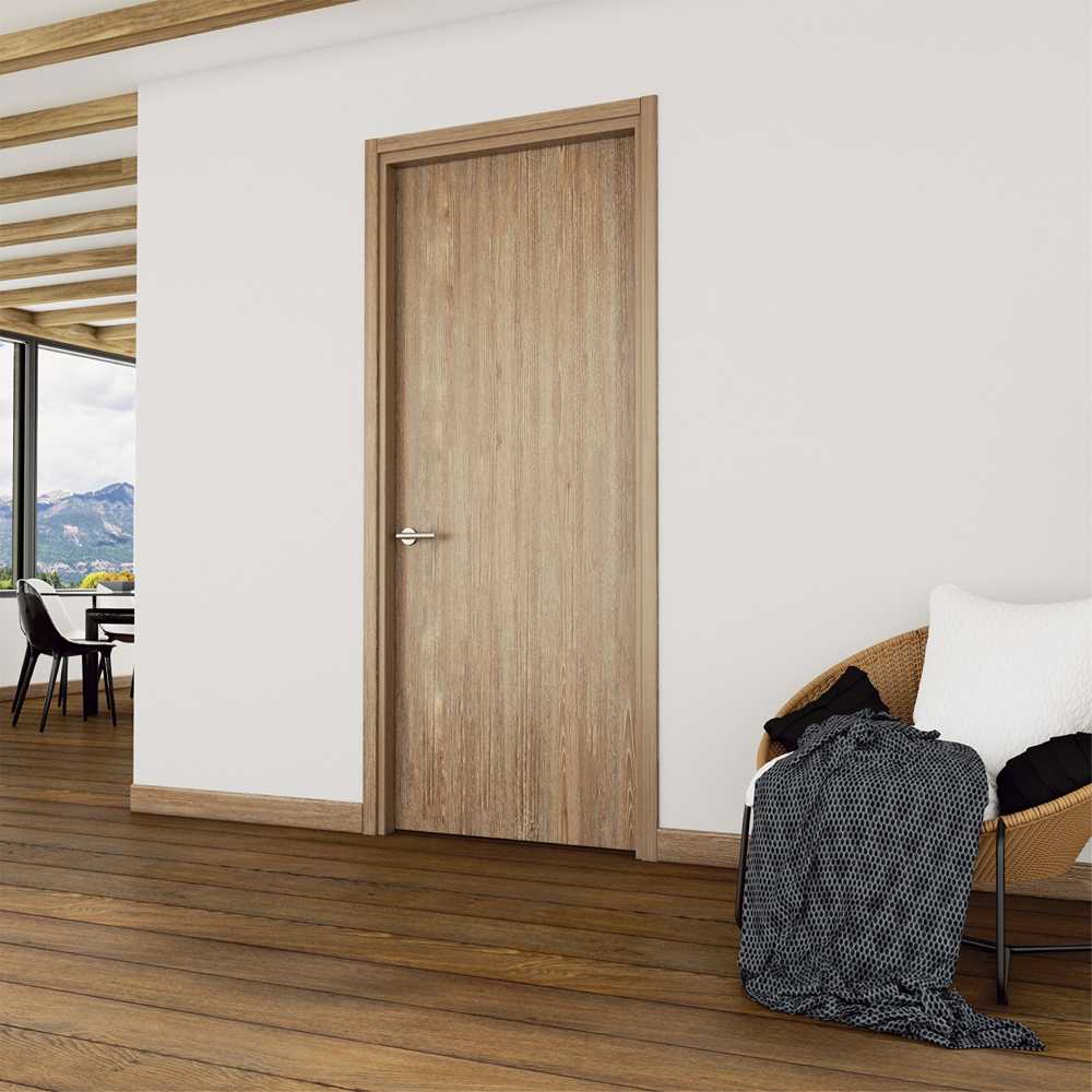 Puerta Miel 80x235cm con Acabado Melaminado para Interiores - Puertas | Bylmo