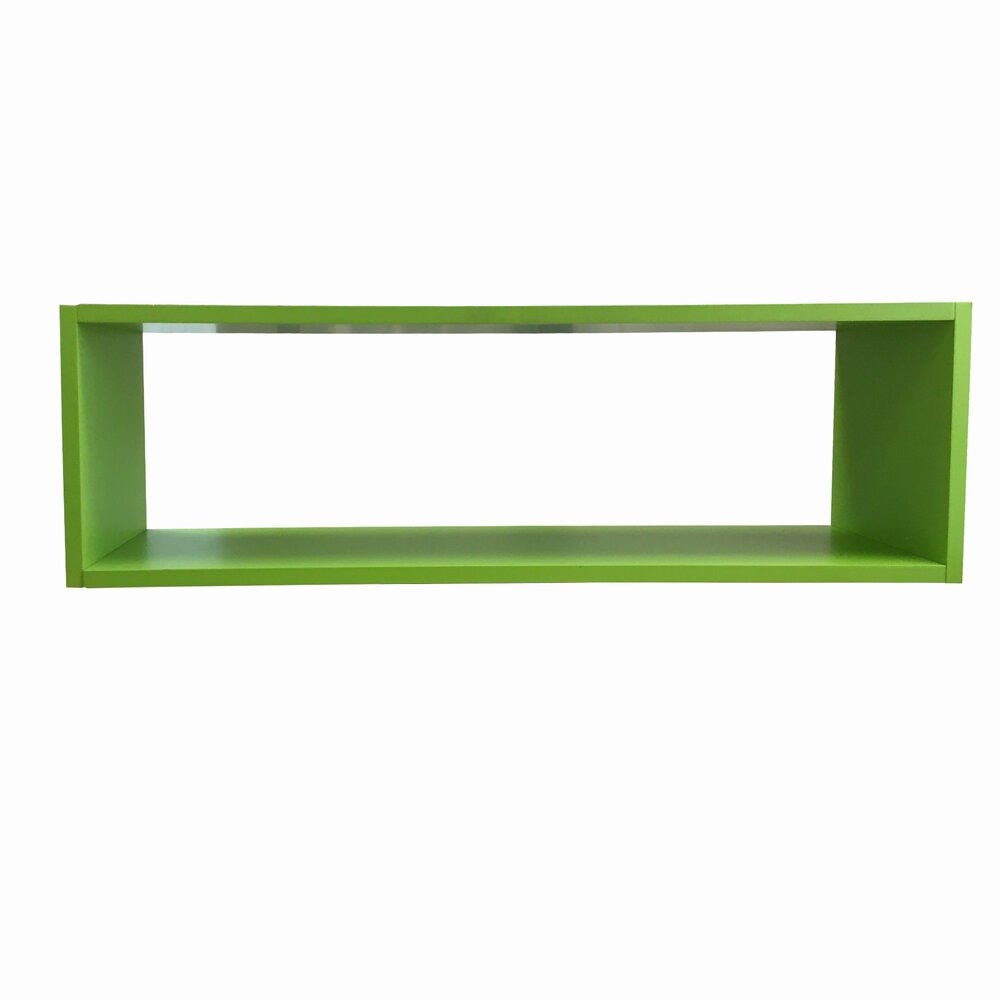 Repisa Verde 83 cm Rectangular Flotante - Repisas y Percheros | Bylmo