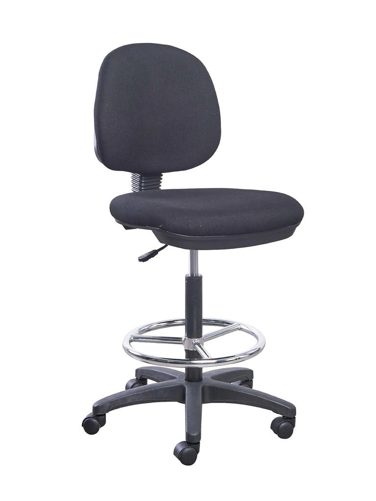 Silla Cajero Alta Negro 58 x 49 cm Ajustable - Sillas de Oficina | Bylmo