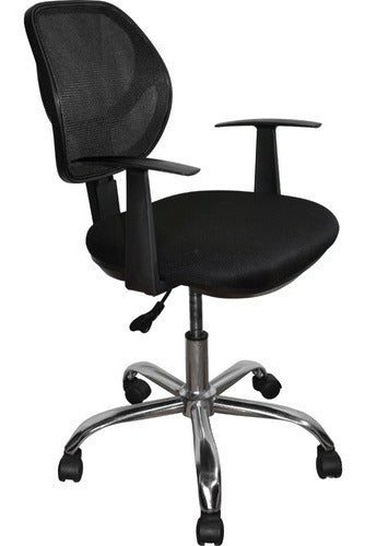 Silla Ejecutiva Alhambra Negro 48 cm con Brazos - Sillas de Oficina | Bylmo