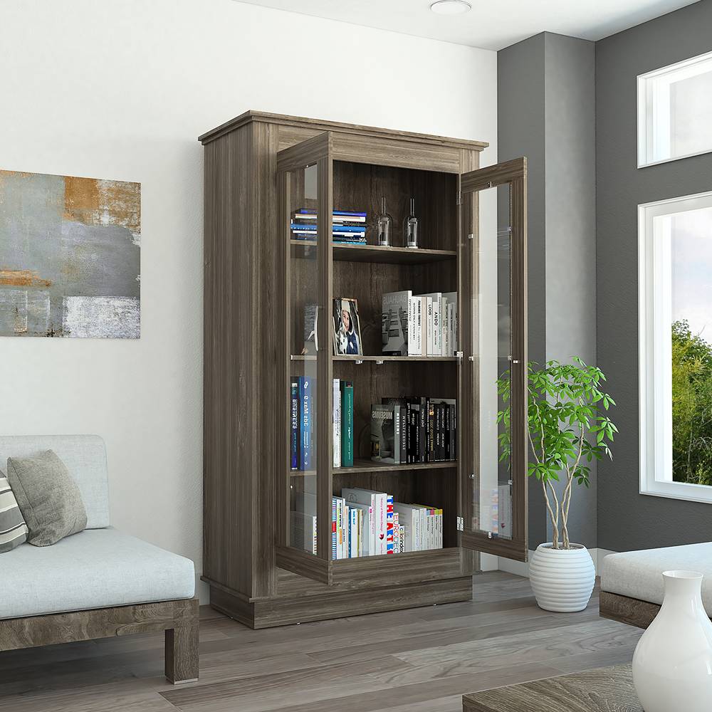 Vitrina Alcamo Siena 103x180cm con Cuatro Compartimientos - Bibliotecas | Bylmo