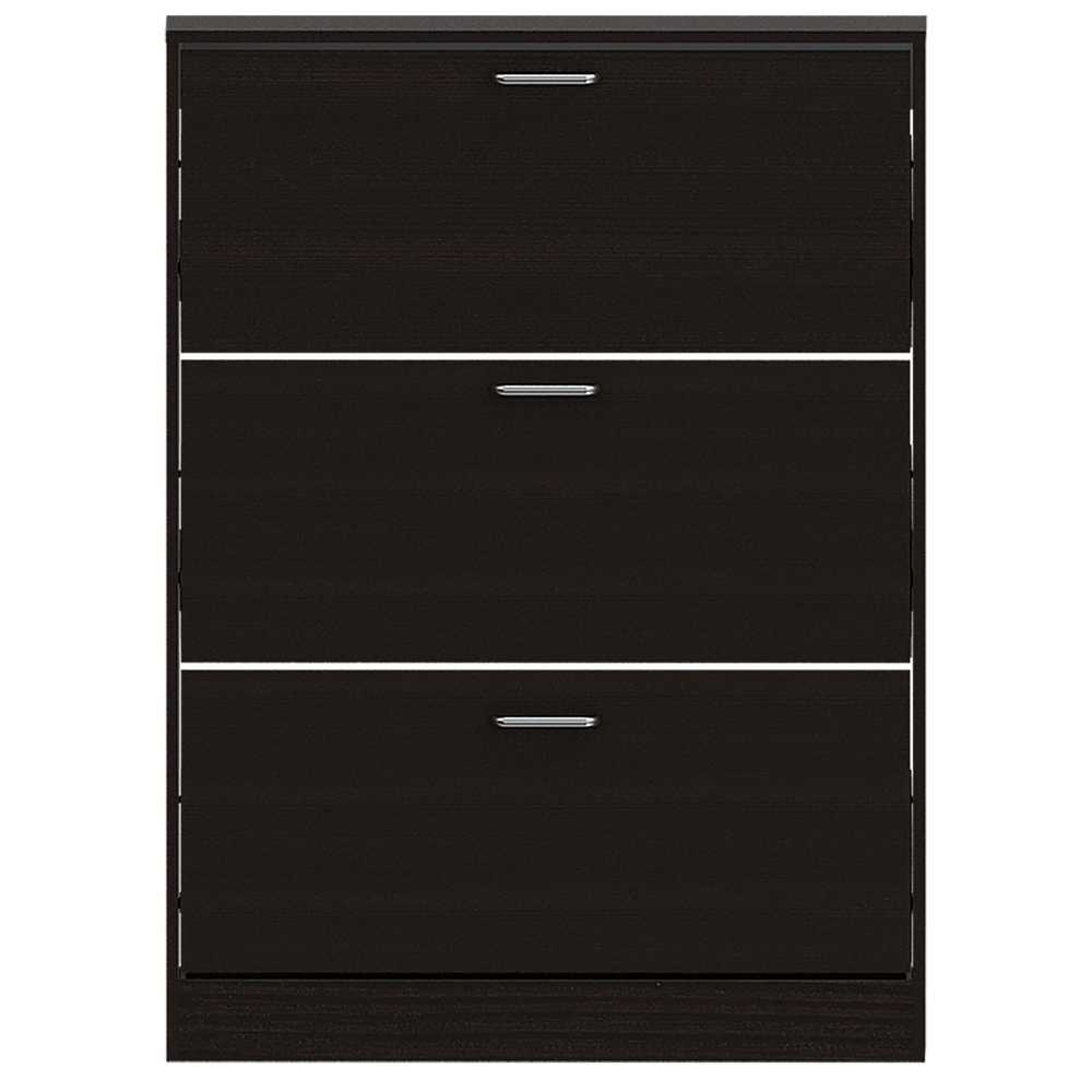 Zapatero Z 94 Wengue 94x94cm Vertical de Tres Niveles para Nueve pares de Zapatos - Zapateros | Bylmo